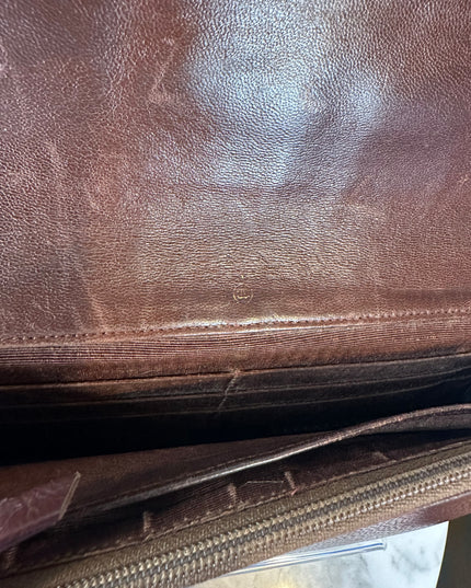 Sold!!Chanel brown caviar flap crossbody WOC