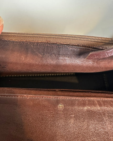 Sold!!Chanel brown caviar flap crossbody WOC