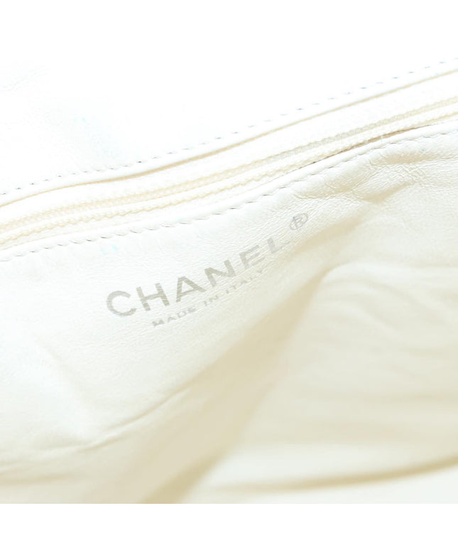 Sold!! CHANEL CC Mark Chain Tote Bag Leather
