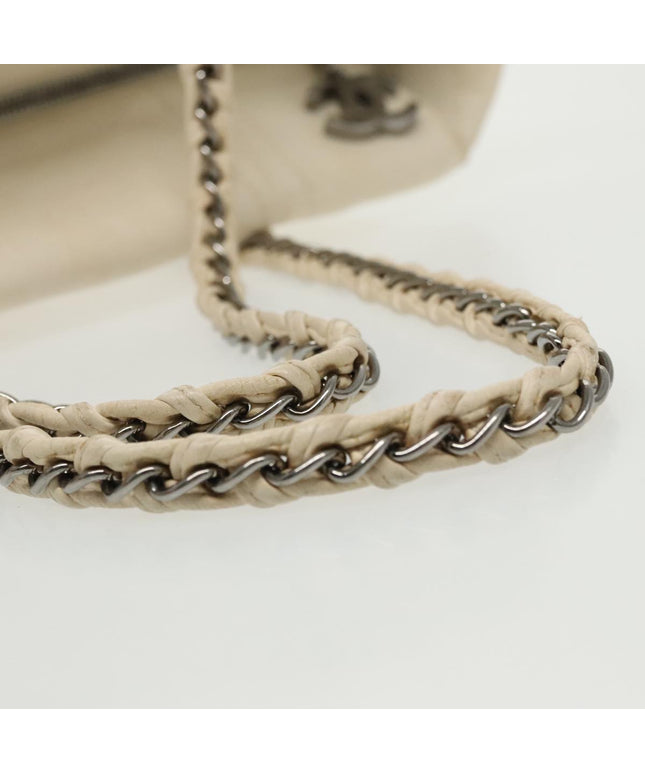 Sold!! CHANEL CC Mark Chain Tote Bag Leather