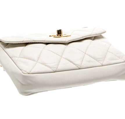 Chanel belt Bag – white Lambskin