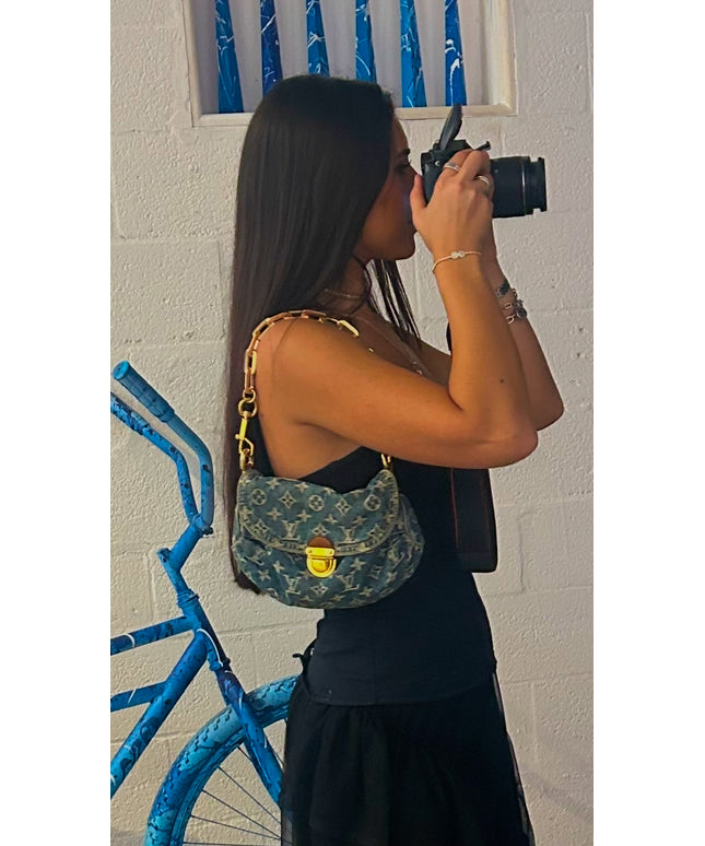 SOLD! Louis Vuitton Denim shoulder bag