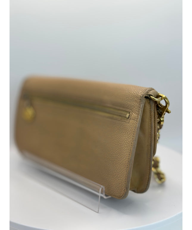 Sold!! Chanel caviar leather flap crossbody bag
