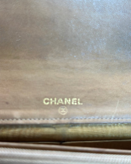 Chanel caviar leather flap crossbody bag