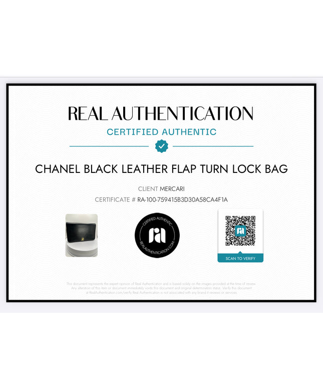 Sold!! Chanel black leather flap crossbody