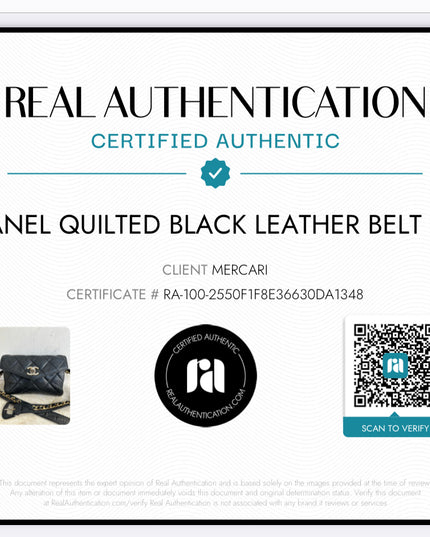 Chanel black quilted belt turn lock bag with crossbody strap