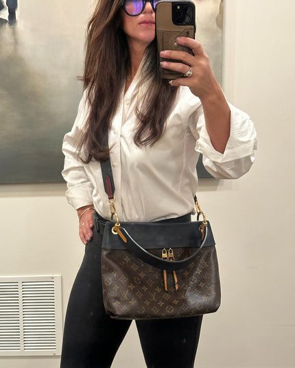 SOLD!! LOUIS VUITTON Monogram Tuile Reevess Shoulder Bag 2way