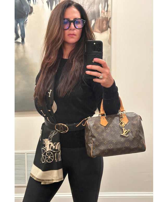 Sold!! LOUIS VUITTON Monogram Speedy 25 handbag