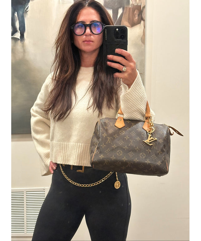 Sold!! LOUIS VUITTON Monogram Speedy 25 handbag