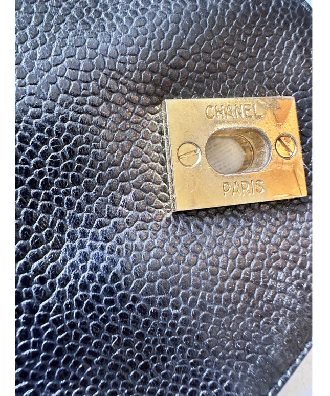 Sold!! Chanel black caviar backpack