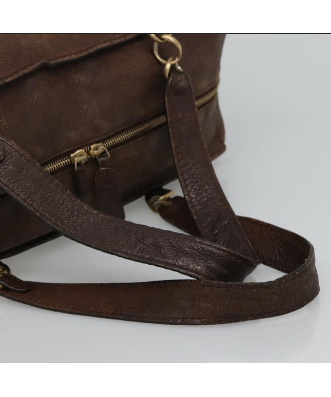 SOLD!! Chanel brown calfskin tote bag