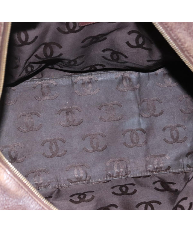 SOLD!! Chanel brown calfskin tote bag