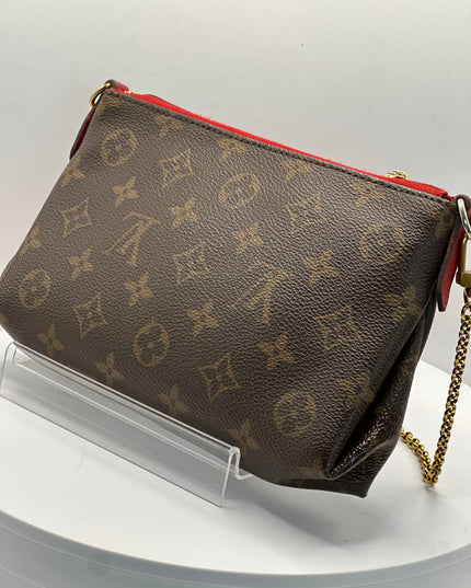 Louis Vuitton Mongram Pallas red leather