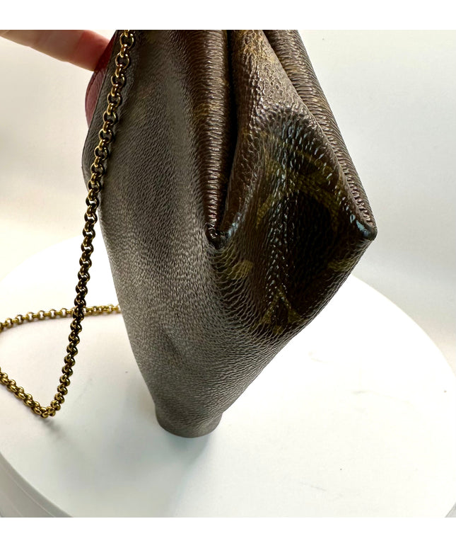 Louis Vuitton Mongram Pallas red leather