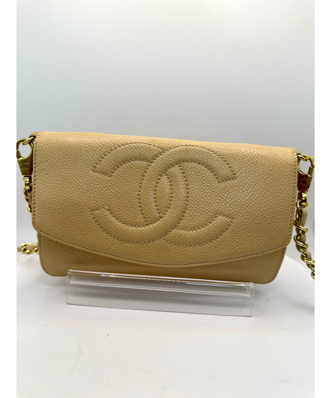 Sold!! Authenticated Chanel caviar flap crossbody bag
