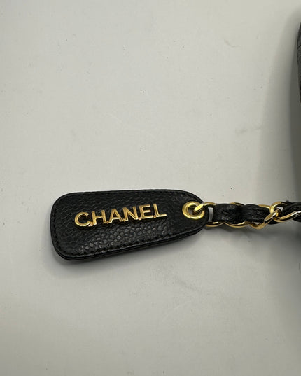 Chanel Caviar black Waist Pouch Belt