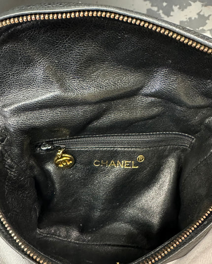Chanel Caviar black Waist Pouch Belt