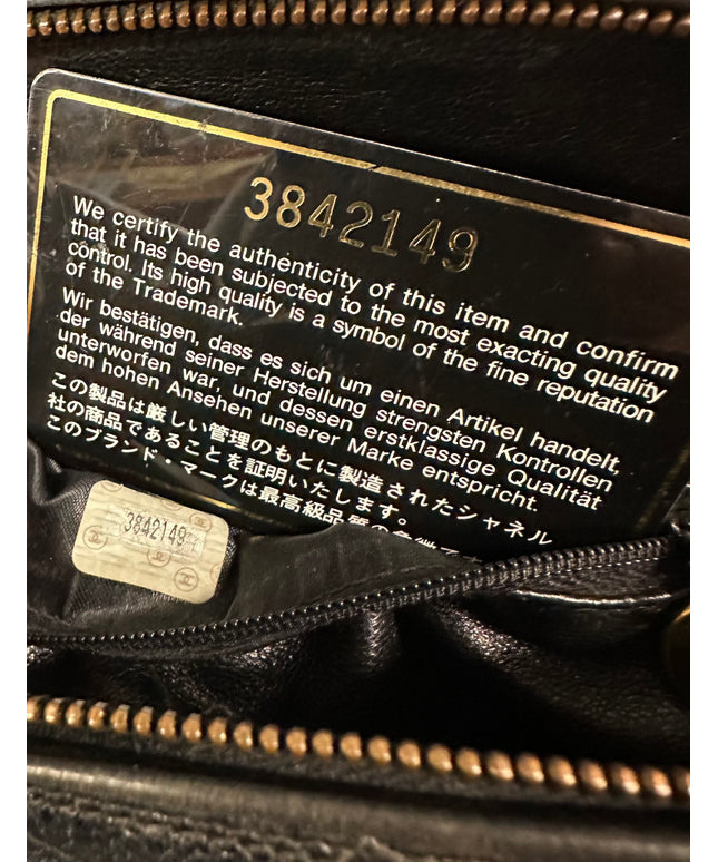 Chanel Caviar black Waist Pouch Belt