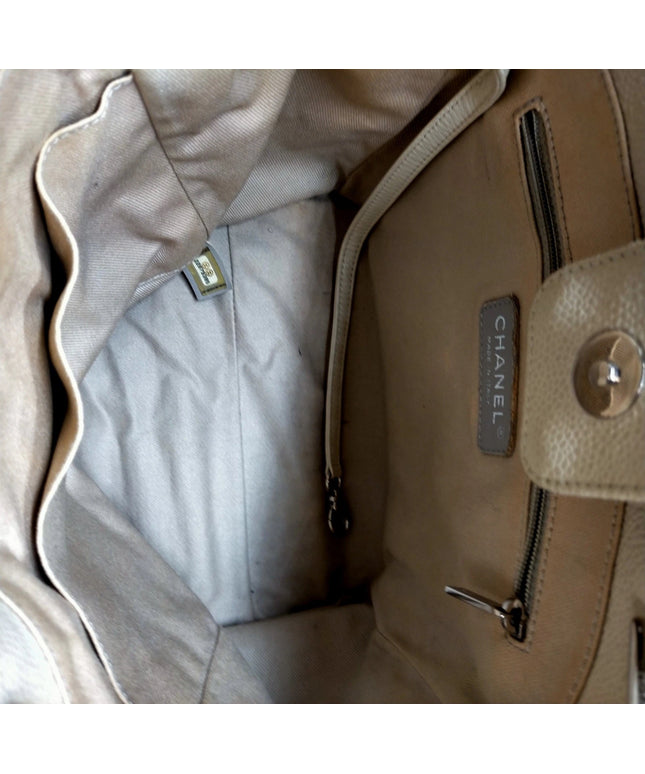 Authentic Chanel leather tote