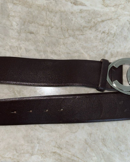 Chanel leather belt