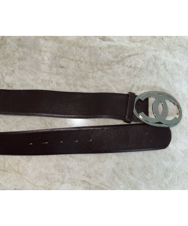 Chanel leather belt