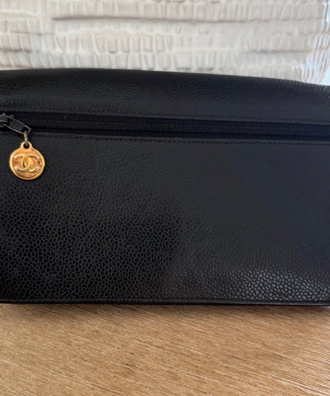 Chanel Wallet on Chain – Black Caviar Leather