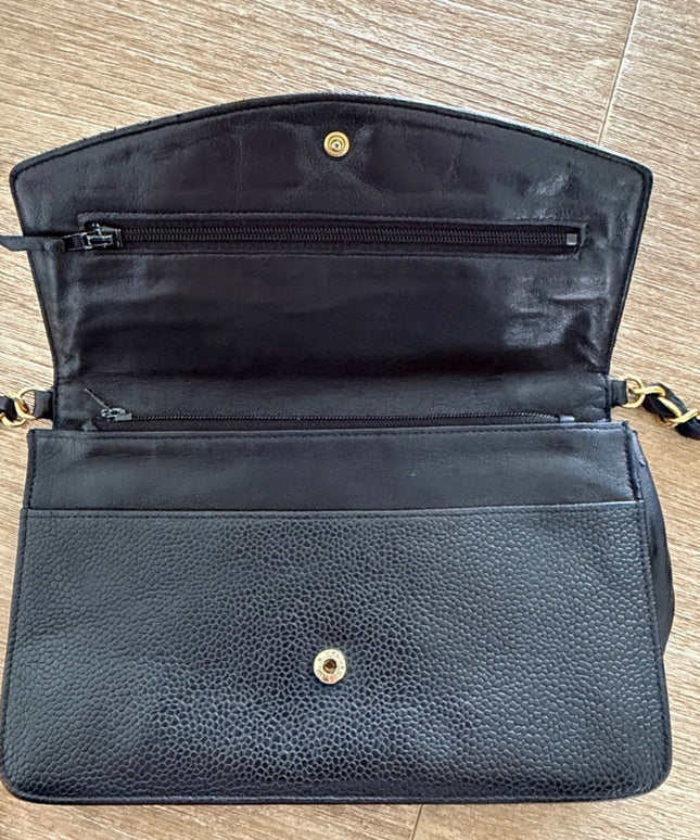 Chanel Wallet on Chain – Black Caviar Leather