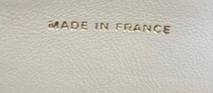2.55 Reissue Cream quilted wallet on chain
