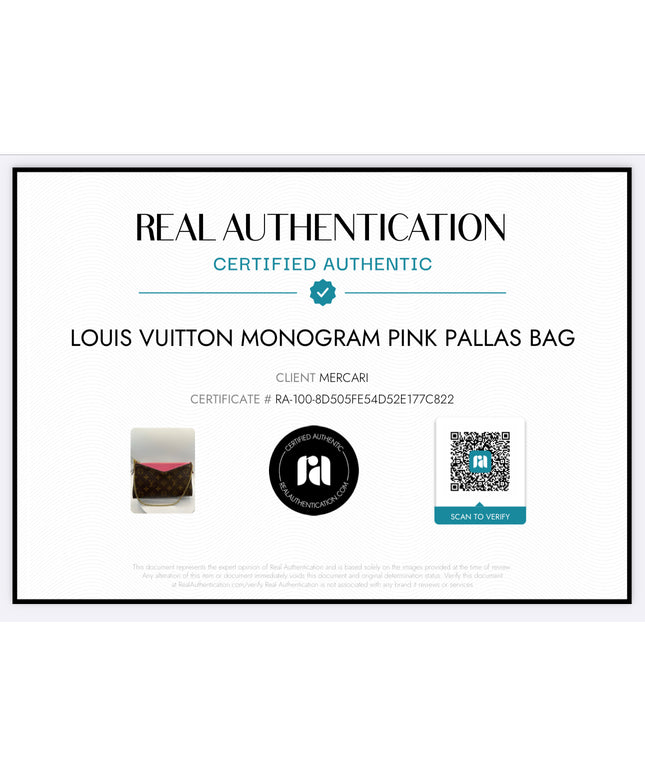 Sold!! Louis Vuitton Mongram Pallas