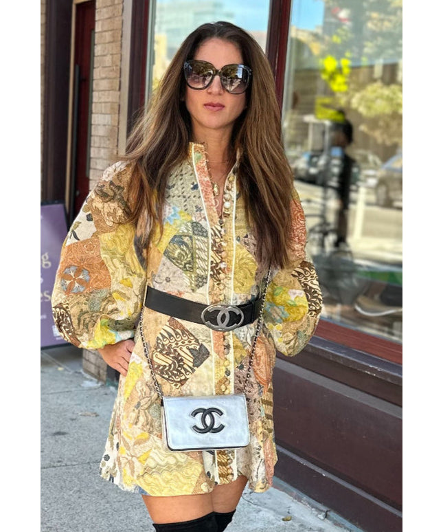 Chanel leather belt