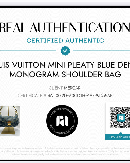 SOLD! Louis Vuitton Denim shoulder bag