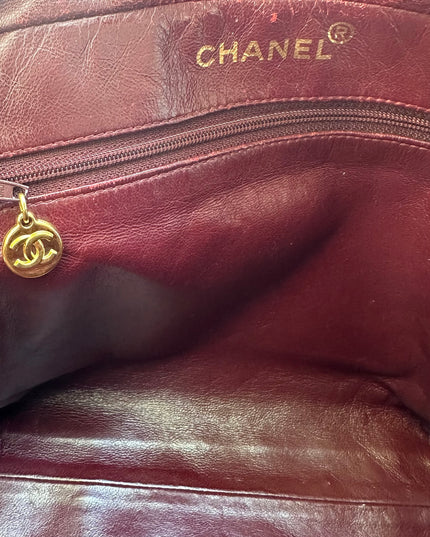CHANEL Black Cologne quilted handbag