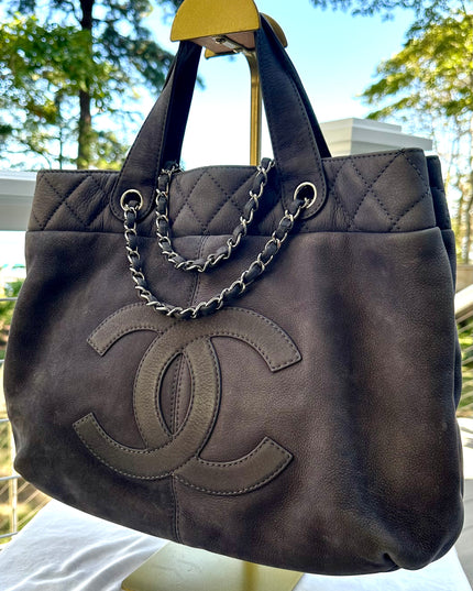 Sold!! Chanel Calfskin Trianon Tote 2way Handbag