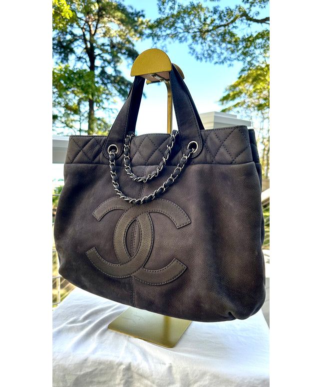 Sold!! Chanel Calfskin Trianon Tote 2way Handbag