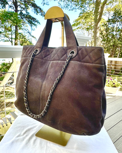 Sold!! Chanel Calfskin Trianon Tote 2way Handbag