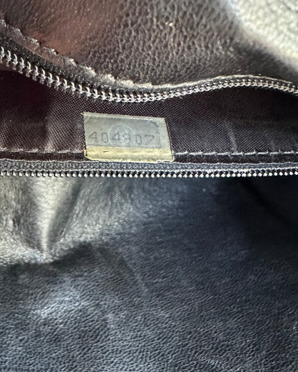 Sold!! Chanel black leather flap turn lock bag
