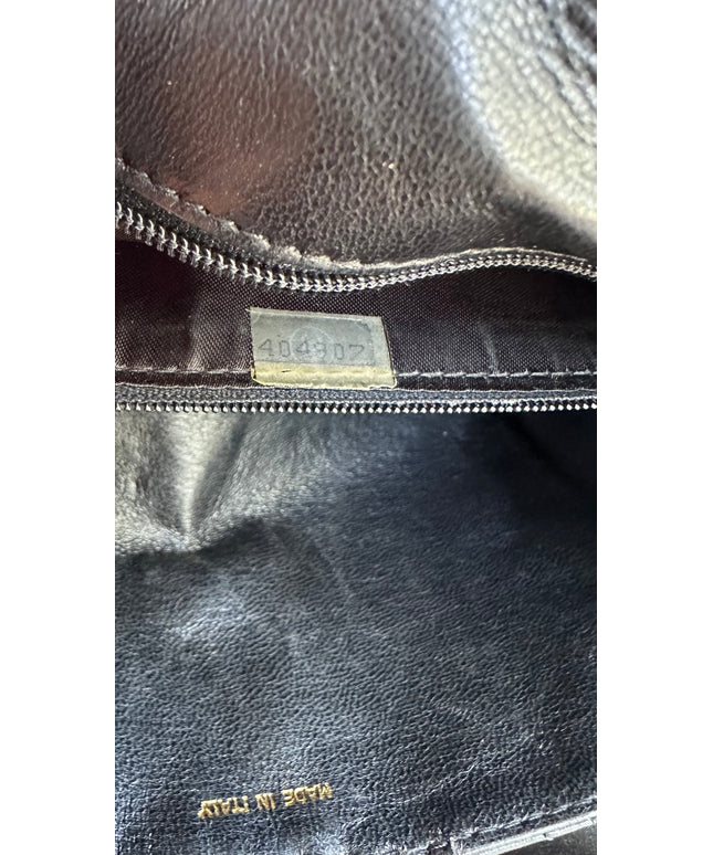 Sold!! Chanel black leather flap turn lock bag