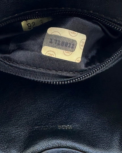 Chanel Matelassé black Lambskin belt Bag with chain