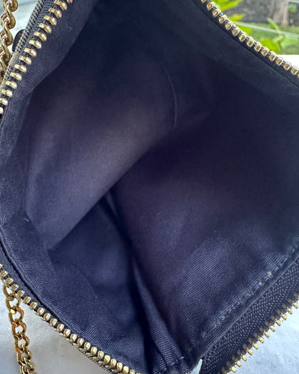 LOUIS VUITTON  Encre Monogram Idylle Mini Accessories Pochette denim Bag