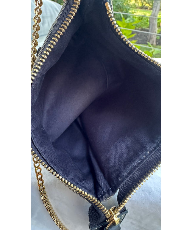 LOUIS VUITTON  Encre Monogram Idylle Mini Accessories Pochette denim Bag