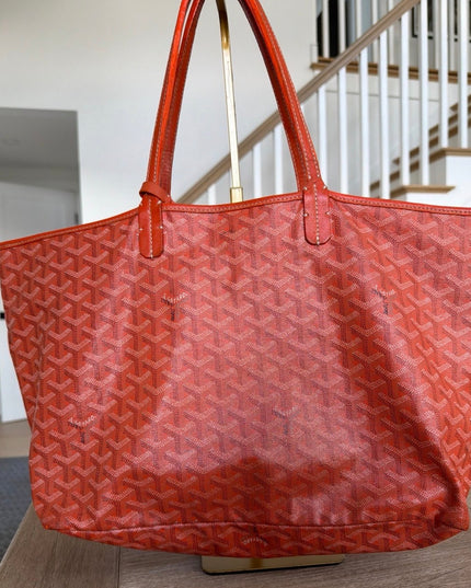 Goyard orange PM tote