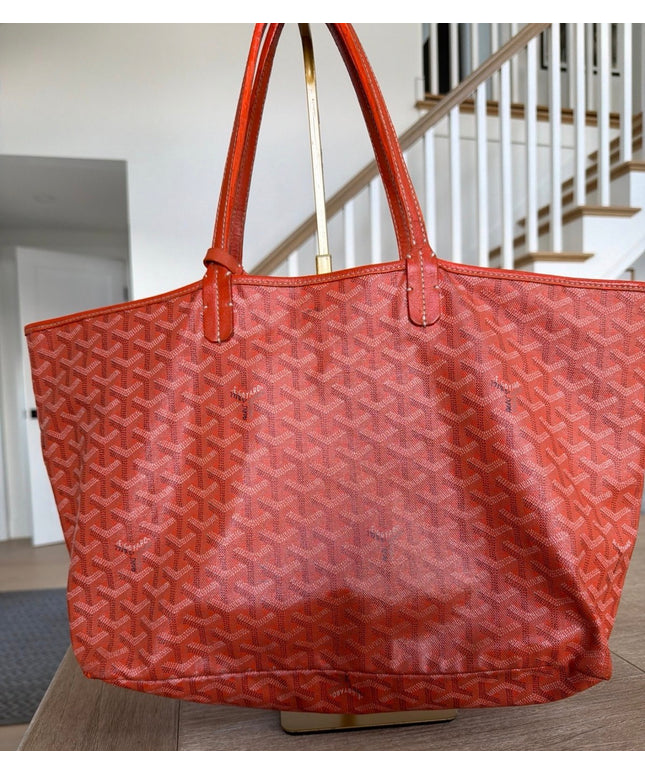 Goyard orange PM tote