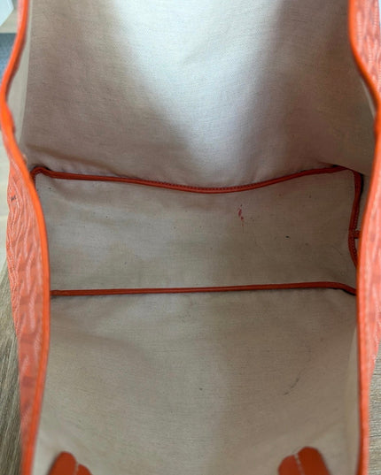 Goyard orange PM tote
