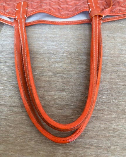 Goyard orange PM tote