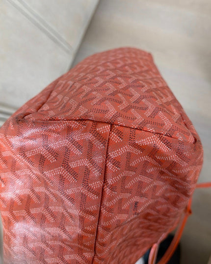Goyard orange PM tote
