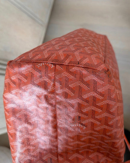Goyard orange PM tote