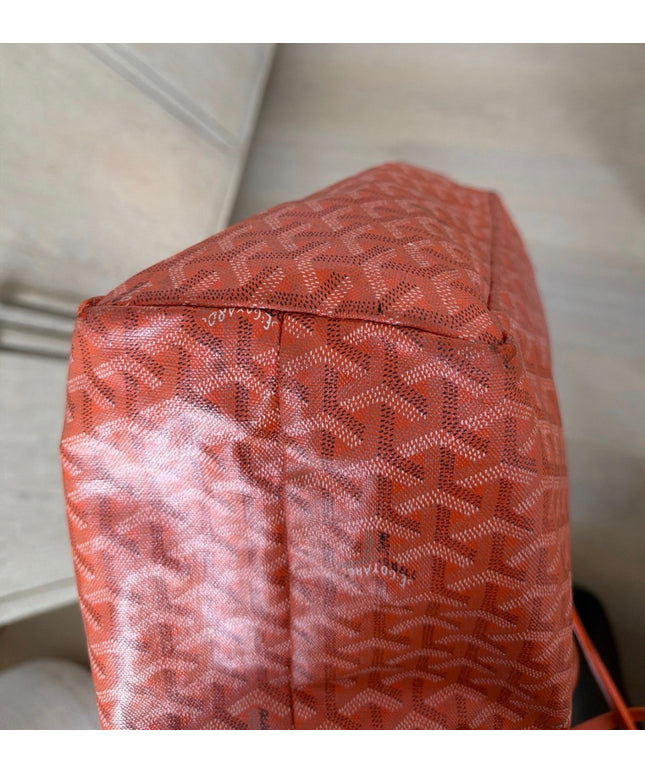 Goyard orange PM tote