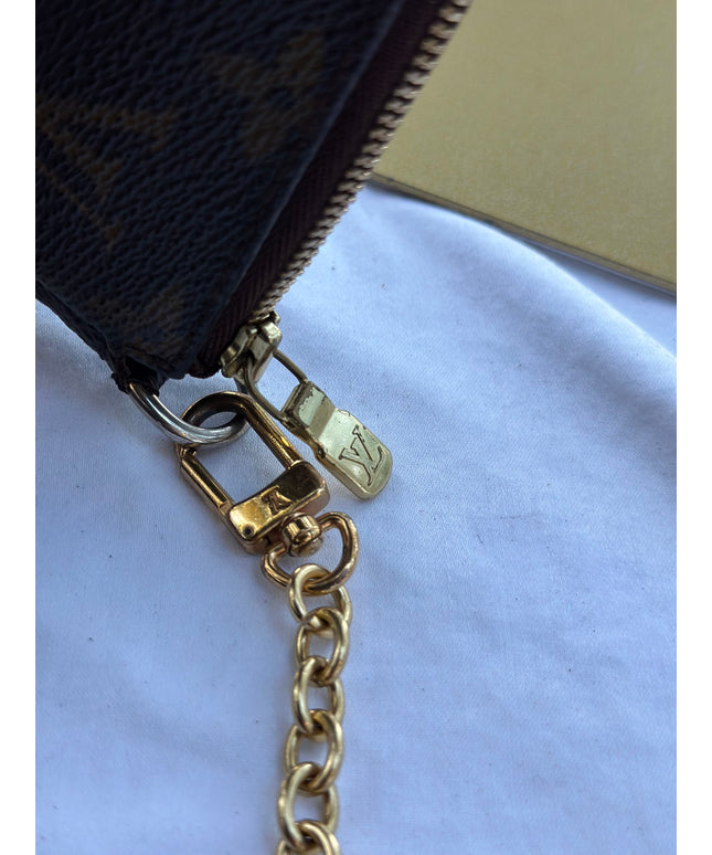 Louis Vuitton Pochette Accessoires Pouch chain monogram Shoulder Bag