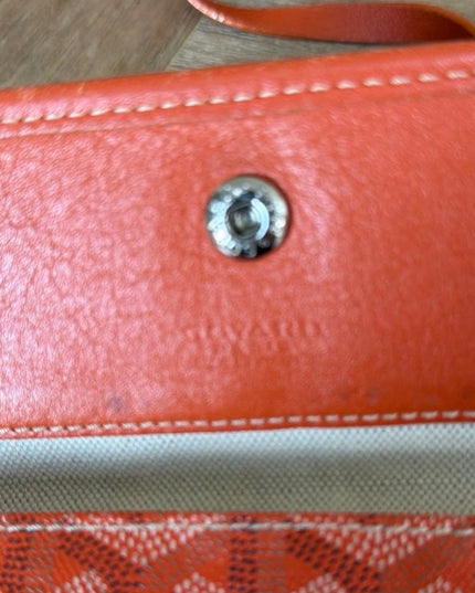 Goyard orange PM tote