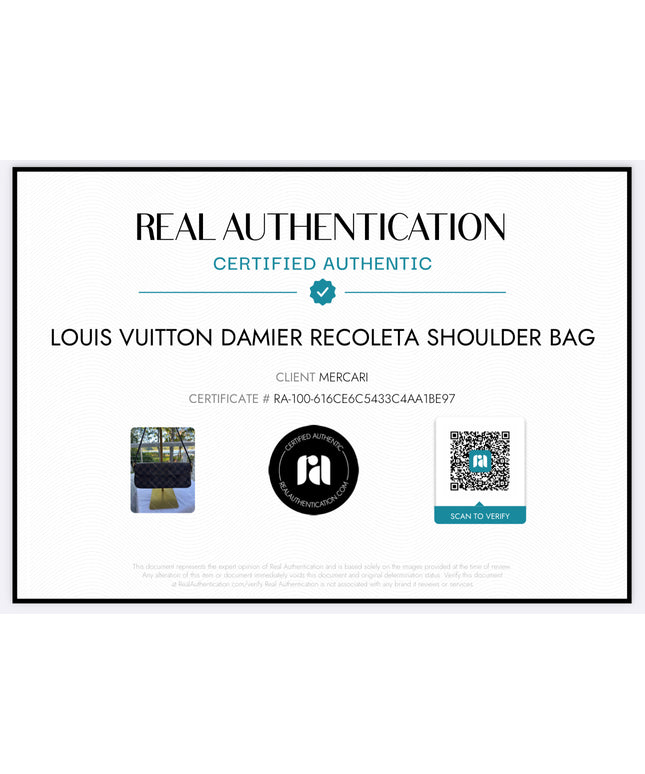 LOUIS VUITTON Damier Recoleta Shoulder bag &nbsp;